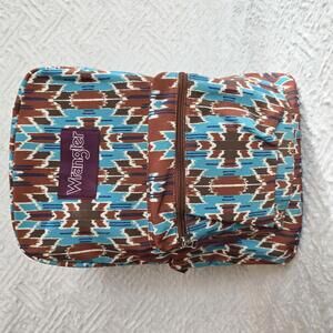Wrangler Aztec South Western print Backpack with Front Zipper Pocket